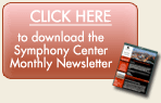Symphony Center Newsletter