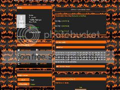 Halloween Myspace Layout