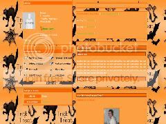 Halloween Myspace Layout