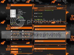 Halloween Myspace Layout