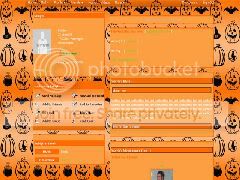 Halloween Myspace Layout