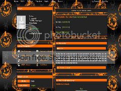 Halloween Myspace Layout