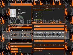 Halloween Myspace Layout