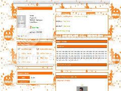 Halloween Myspace Layout