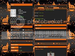 Halloween Myspace Layout