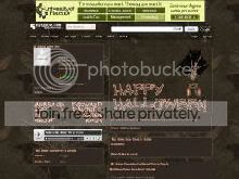 Halloween Myspace Layout