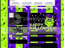 Halloween Myspace Layout