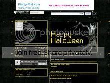 Halloween Myspace Layout