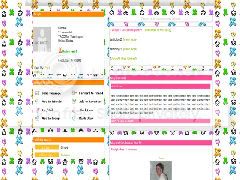 MySpace hearts and asterisks layout