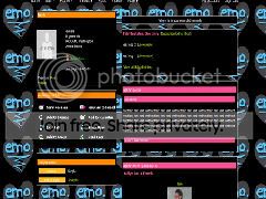 MySpace emo layout