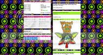 MySpace circled stars layout