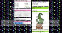 Music Notes MySpace layout