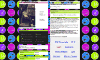 MySpace music notes layout