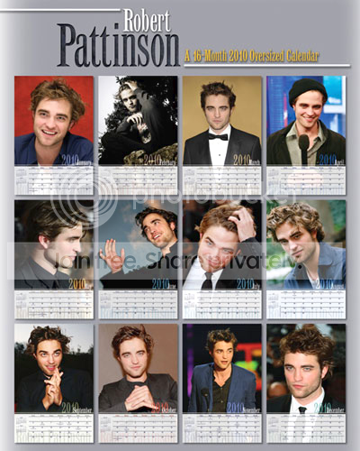robert pattinson 2011 calendar. 100%