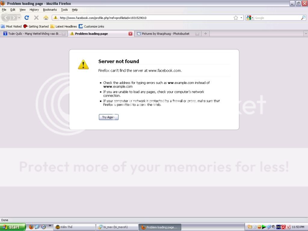 Mạng Viettel không vao đc facebook???