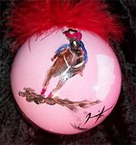barrelornament.jpg Barrel Racer Christmas Ornament image by hmvalleyranch