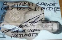 Autografo di Cri